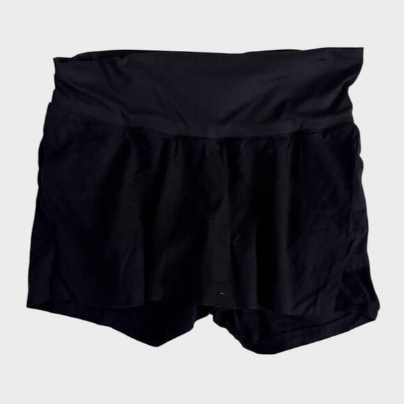 Old Navy Maternity Womens Blaxck XL Skort - Picture 1 of 6